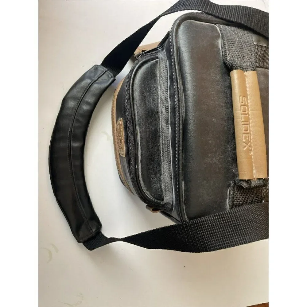 Solidex Performance Video Black Leather Camera Bag 10